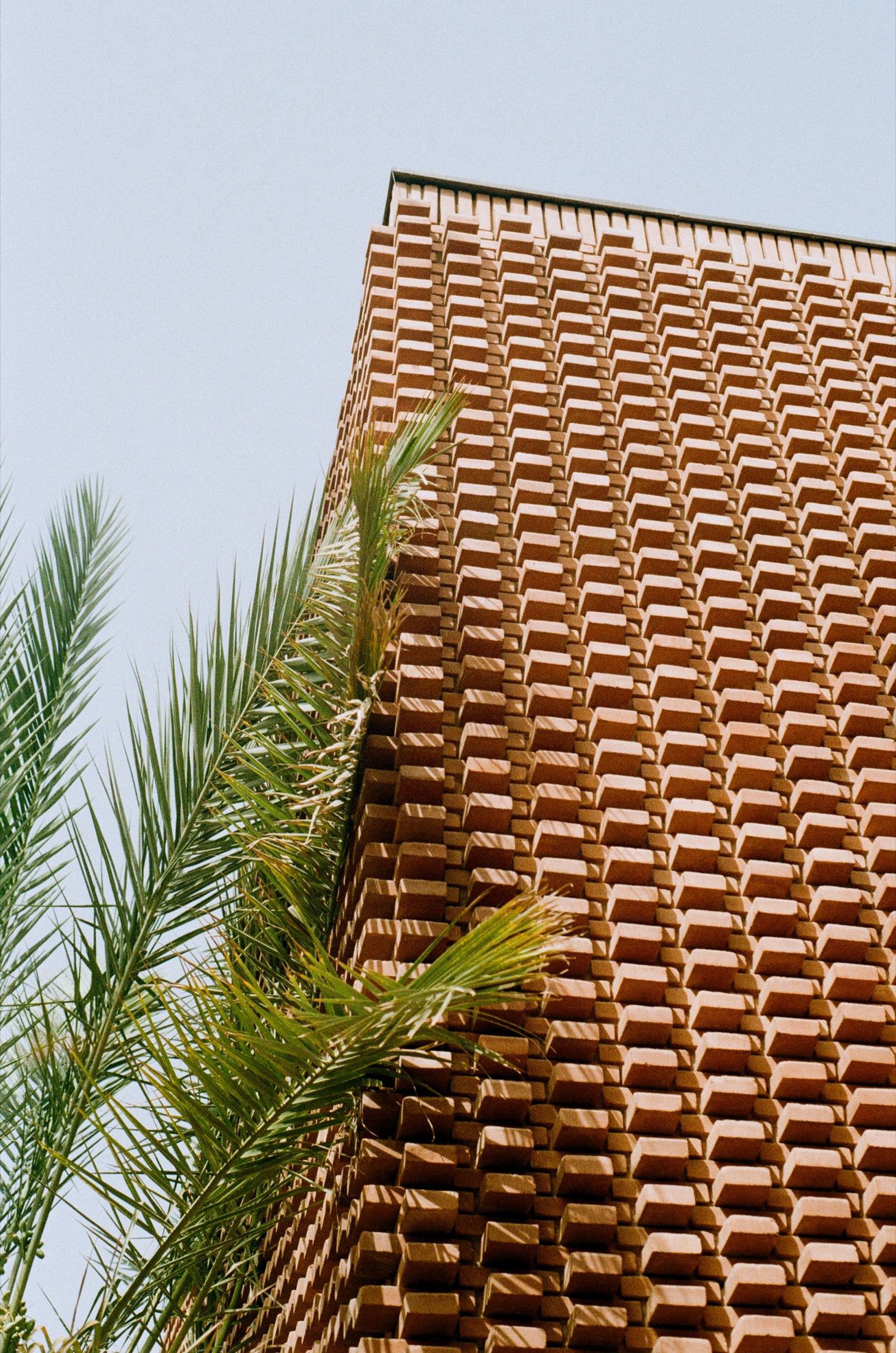 A Tower Built from Woven Brick